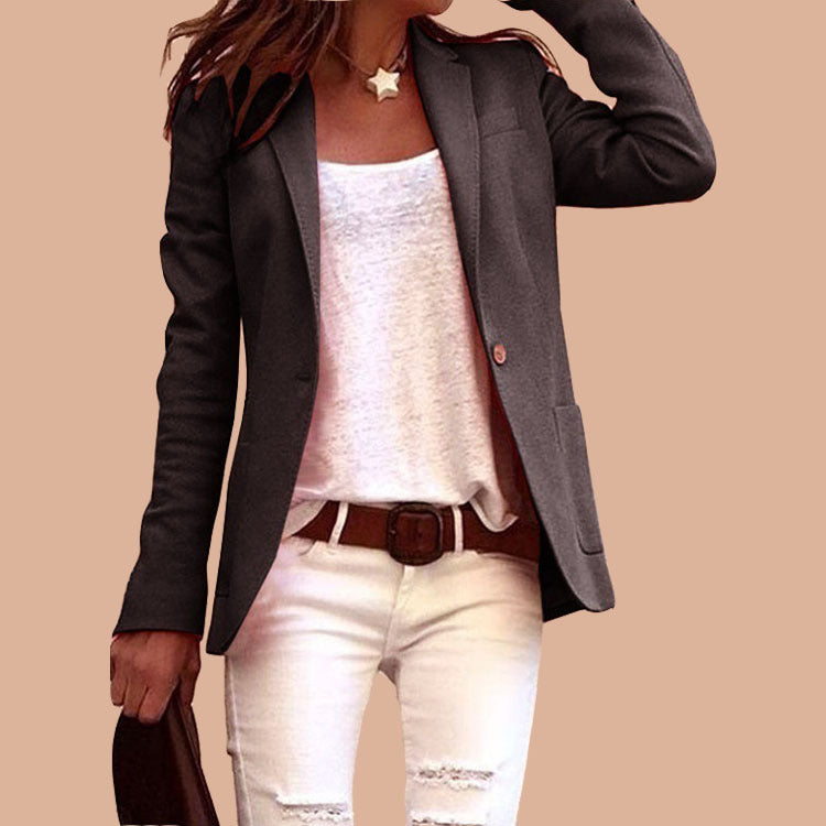 Streetwave Women Blazer Elegant Yet Casual Versatile Tailored Jacket For Work And Weekend