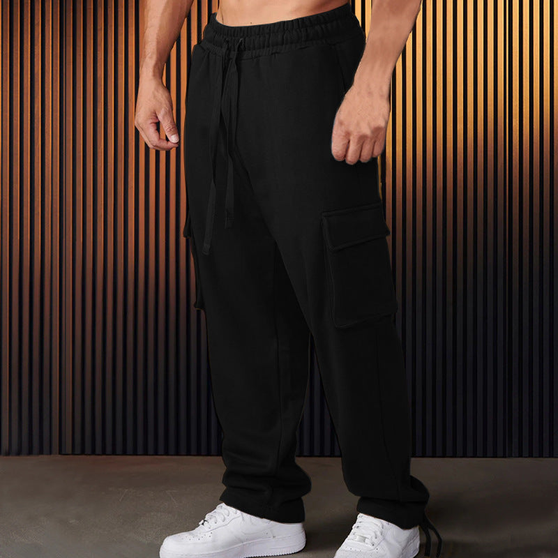 Streetwave Mens Cargo Joggers With Adjustable Waistband And Handy Side Pockets For Active Men