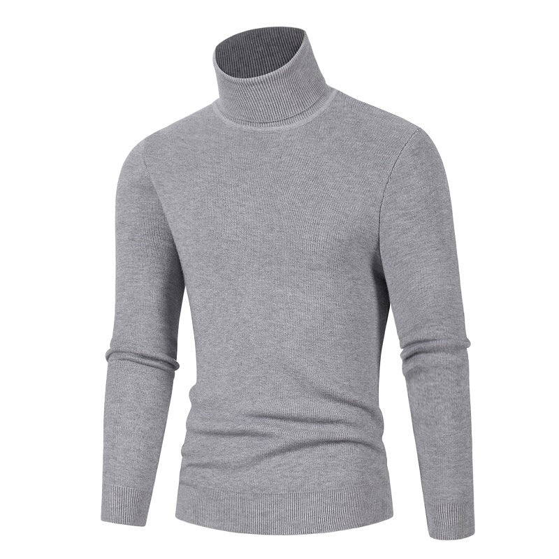 Streetwave Mens Soft Turtleneck Sweater Warm Knit For Comfortable Style Everyday Wear