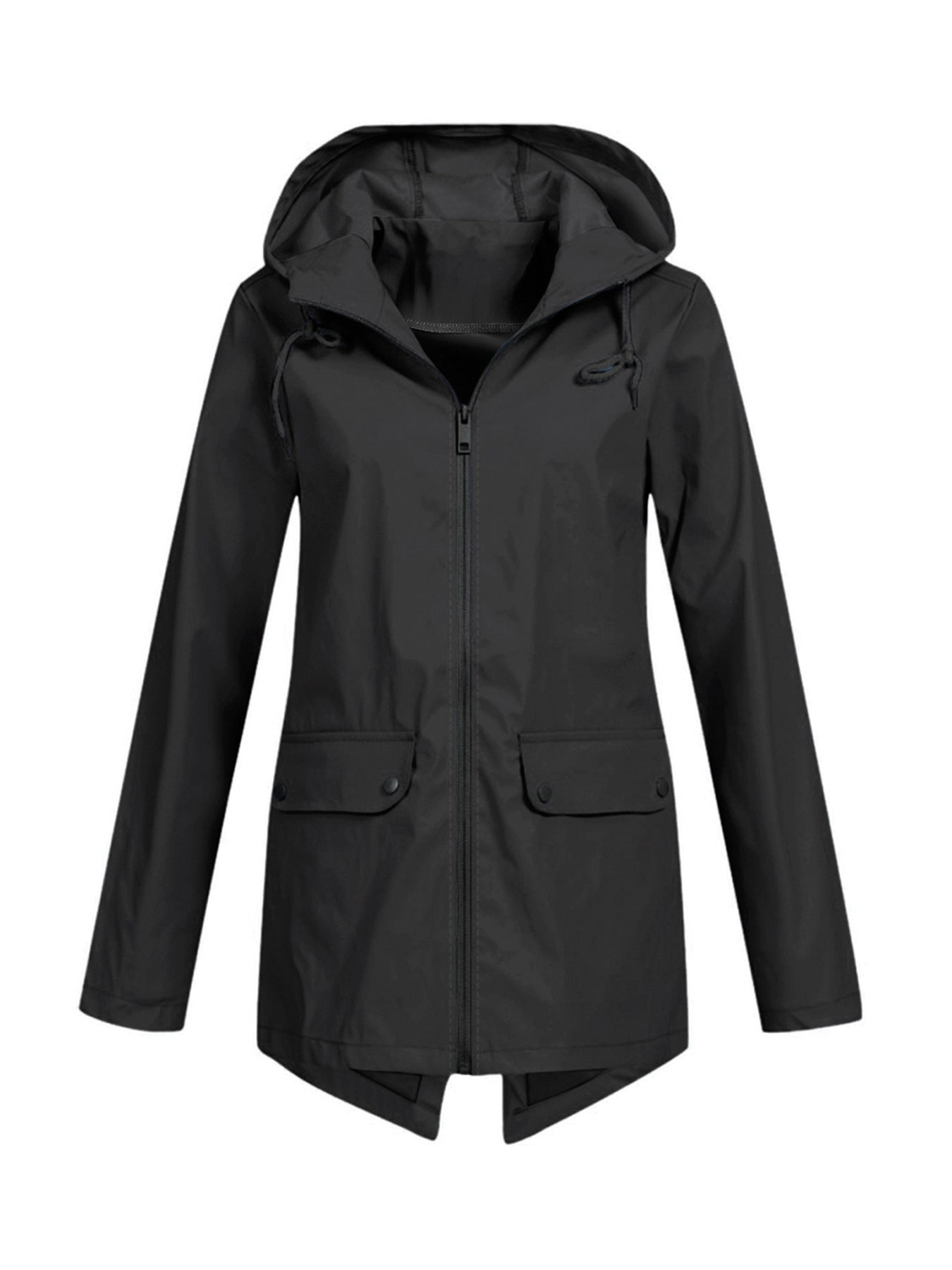 Street-wave Women's Water Repellent Transitional Jacket With Adjustable Hood And Practical Pockets