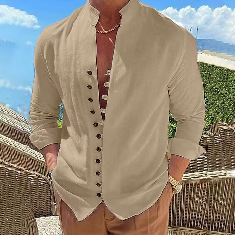 Street-Wave Men's Casual Shirt Light Breathable Comfort for Summer Leisure For Everyday Style