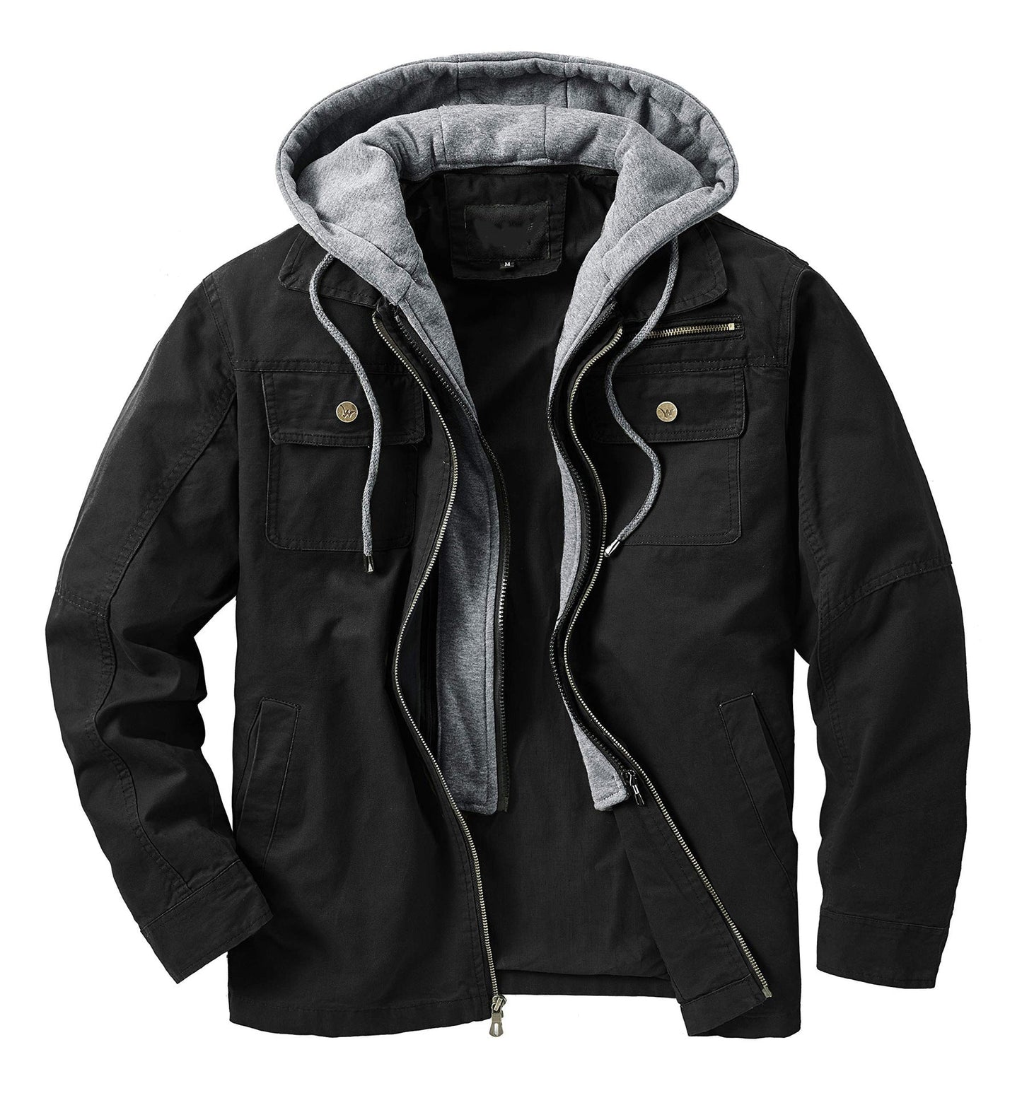 Streetwave Mens Versatile Transitional Jacket With Hood And Practical Pockets Weatherproof