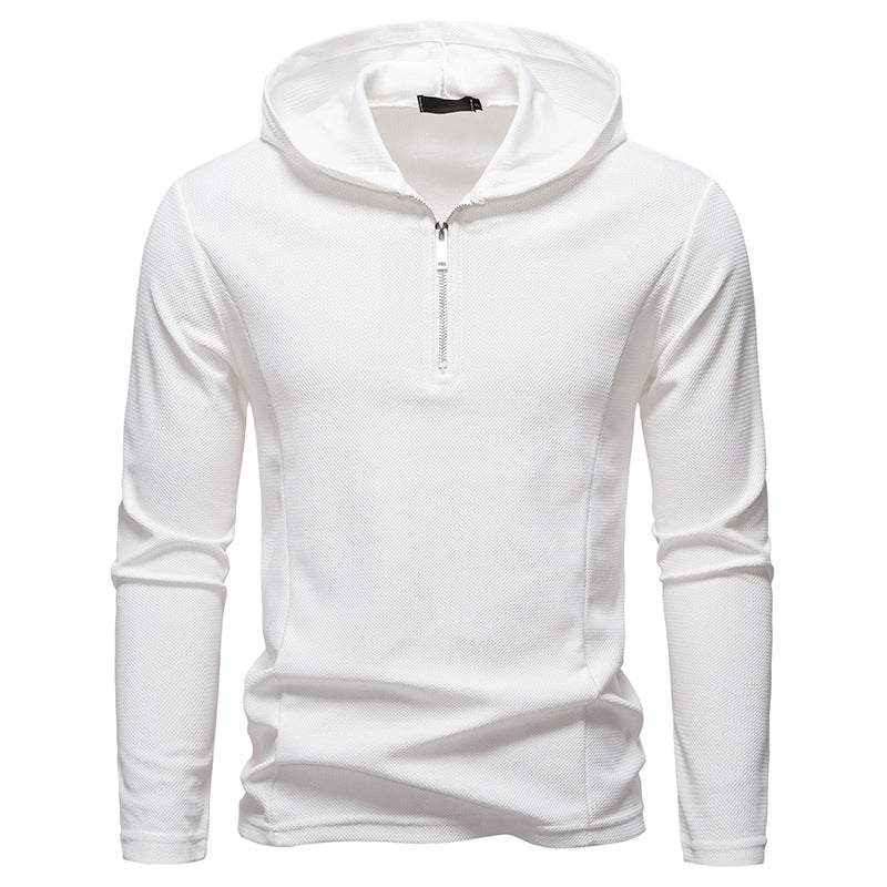 Street-wave Mens Functional Half Zip Pullover Breathable Fabric For Active Wear Gear