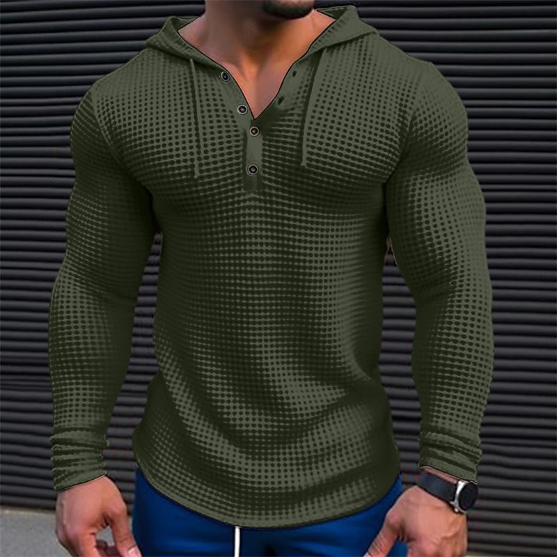Street-Wave Men's Structured Hoodie With Knit Collar For Premium Everyday Comfort And Style