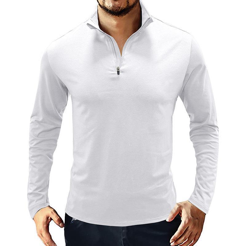 Mens Stand Collar Pullover Street-wave Ultra Comfort Stretch Knit For Casual Daily Wear For Men