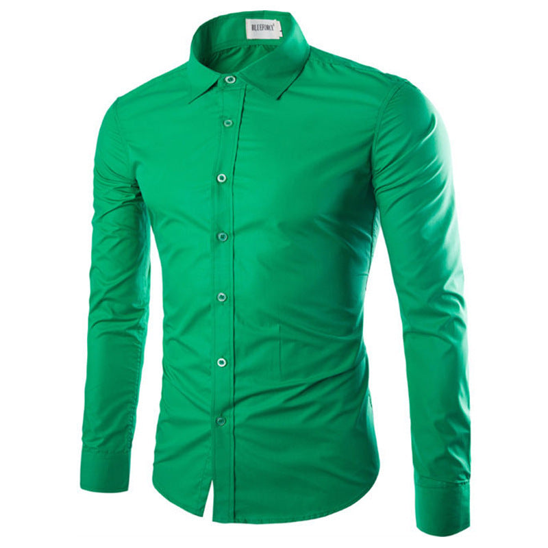 Streetwave Mens Elegant Long Sleeve Dress Shirt For Daily And Formal Wear With Smart Comfort