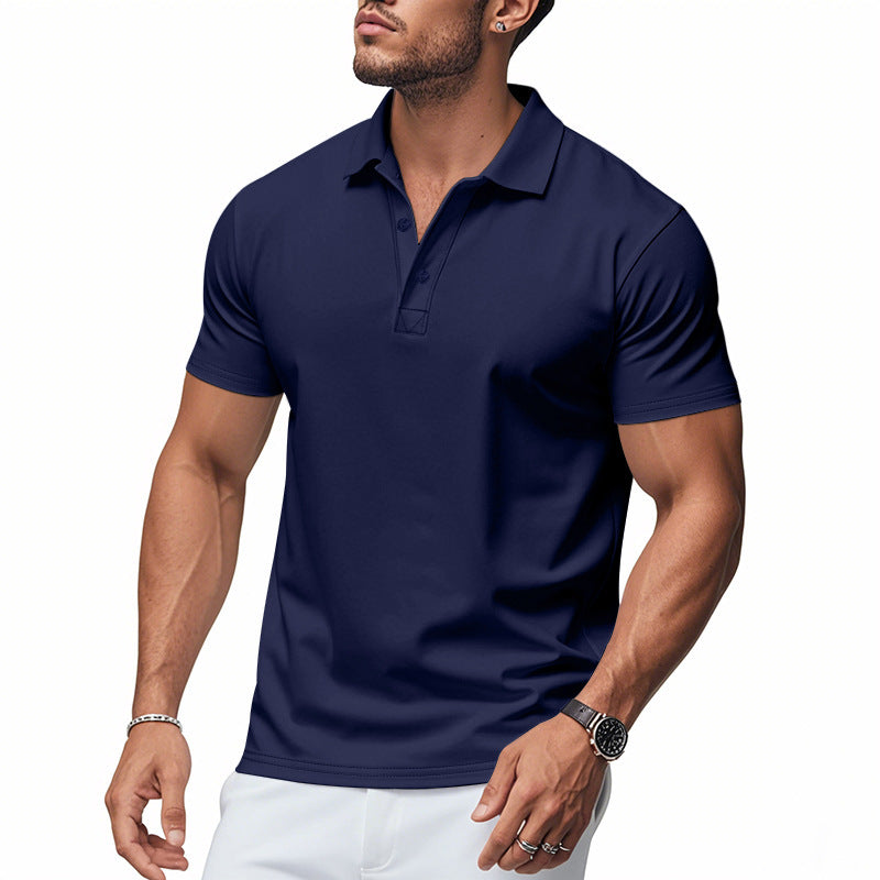 Street-Wave Mens Polo Shirt Quick Dry Fabric With Elegant Fit For Active Everyday Wear