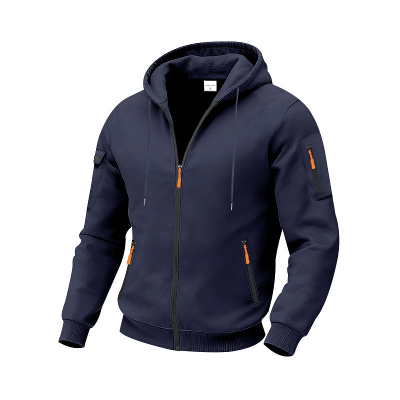 Streetwave Mens Functional Hoodie With Technical Pockets For Active Outdoors And All Day Comfort