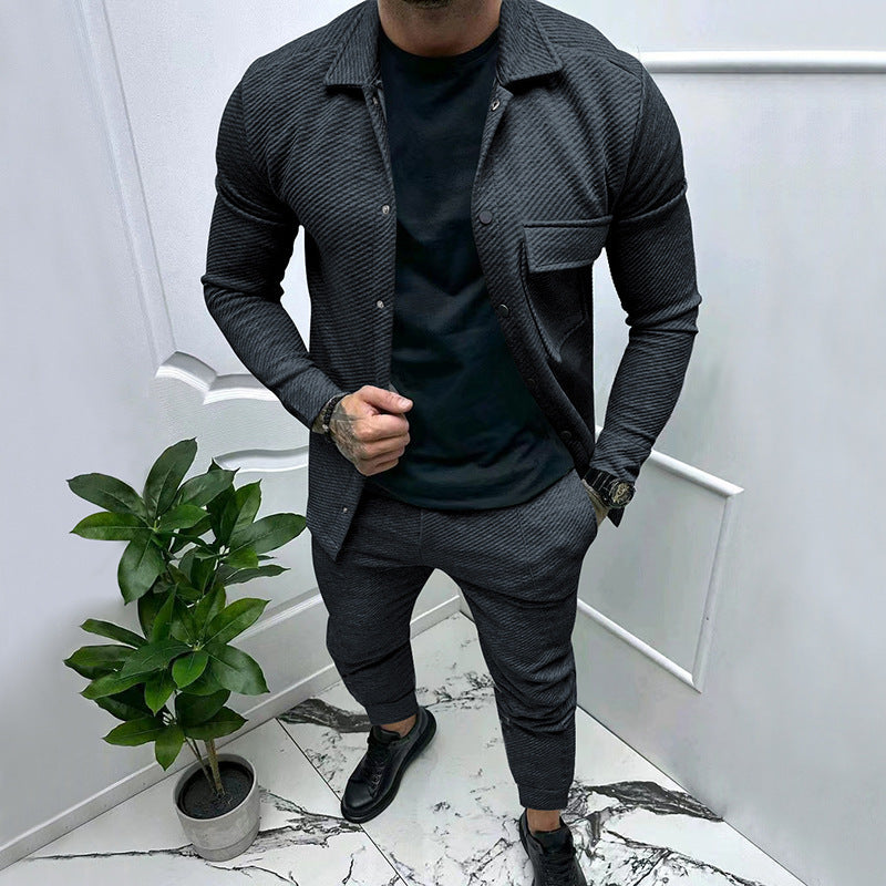 Mens Leisure Tracksuit With Structured Top And Comfortable Fit From Streetwave For Modern Casual Style