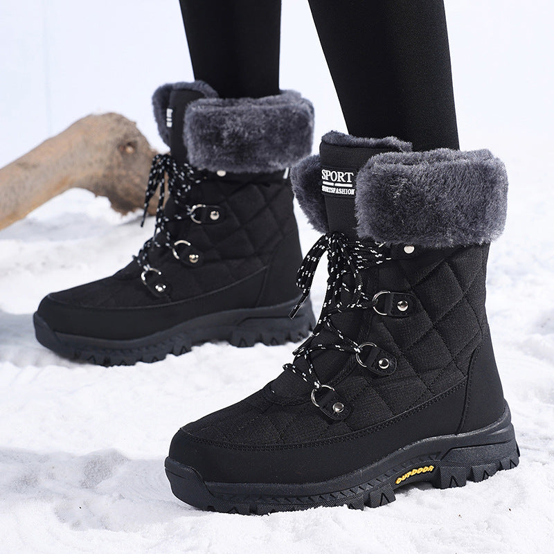 Streetwave Womens Winter Boots With Non Slip Sole And Warm Lining For Snowy Walks