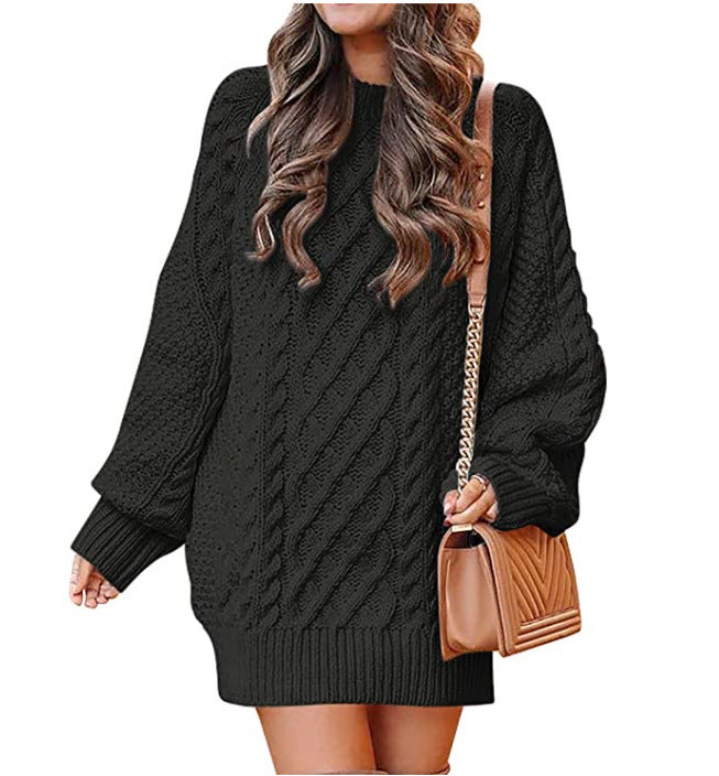 Street-Wave Women's Cable Knit Sweater With Relaxed Fit Soft Breathable Knit For Cozy Daily Wear