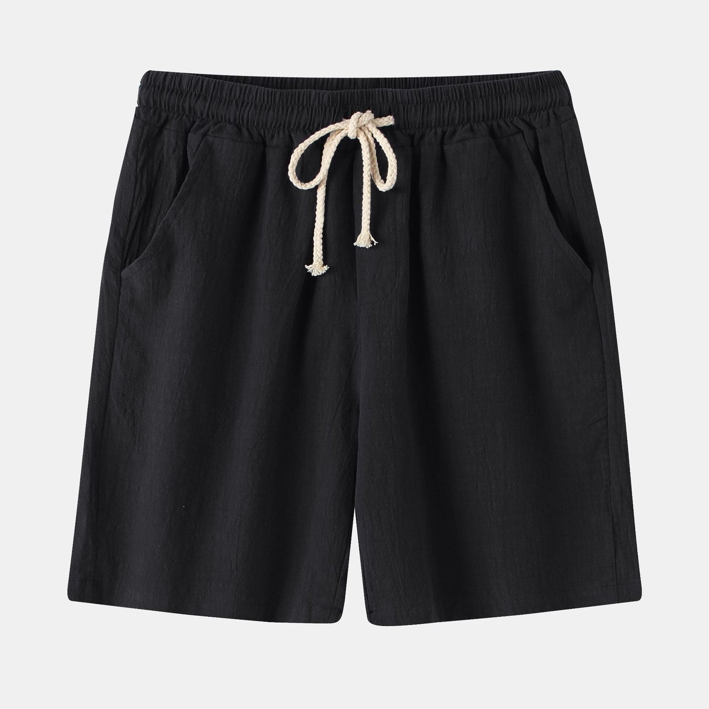 Men's Bermuda Shorts Street-wave Elastic Waist with Side Pockets for All-Day Comfort