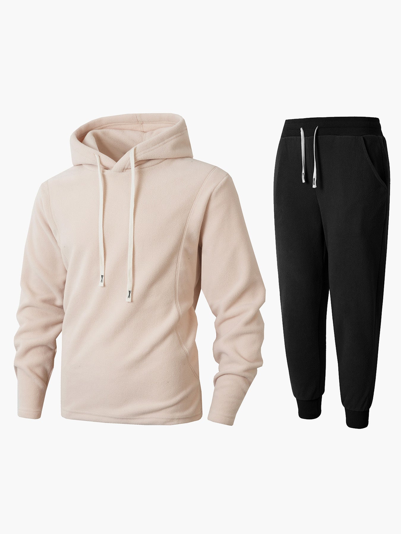 Street Wave Womens Cozy Fleece Hoodie And Jogger Set For All Day Comfort And Lounge