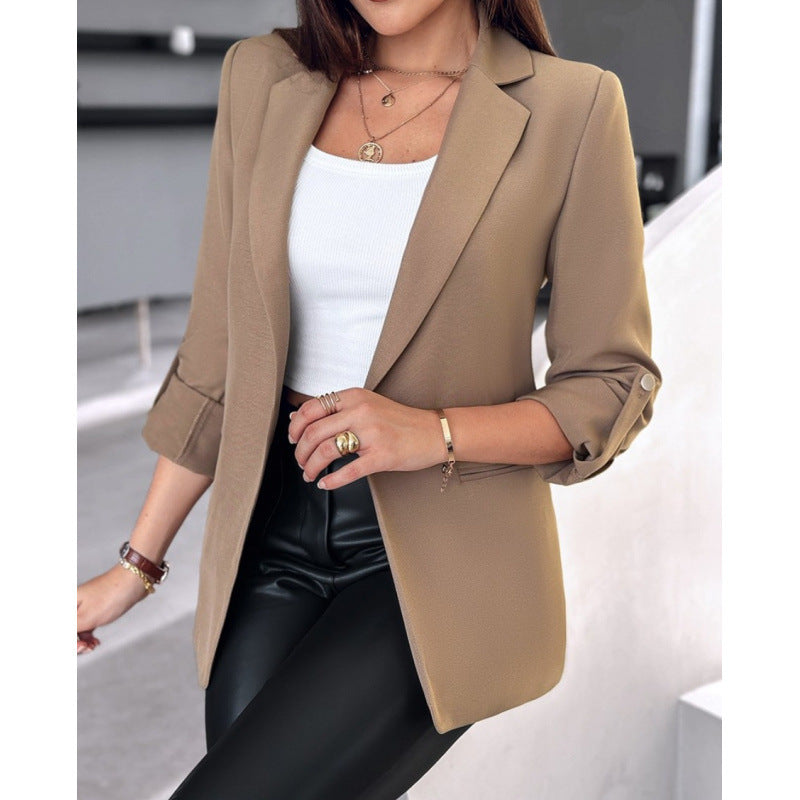 Streetwave Women Blazer Jacket Breathable Fabric Elegant Fit With Modern Cut For Office