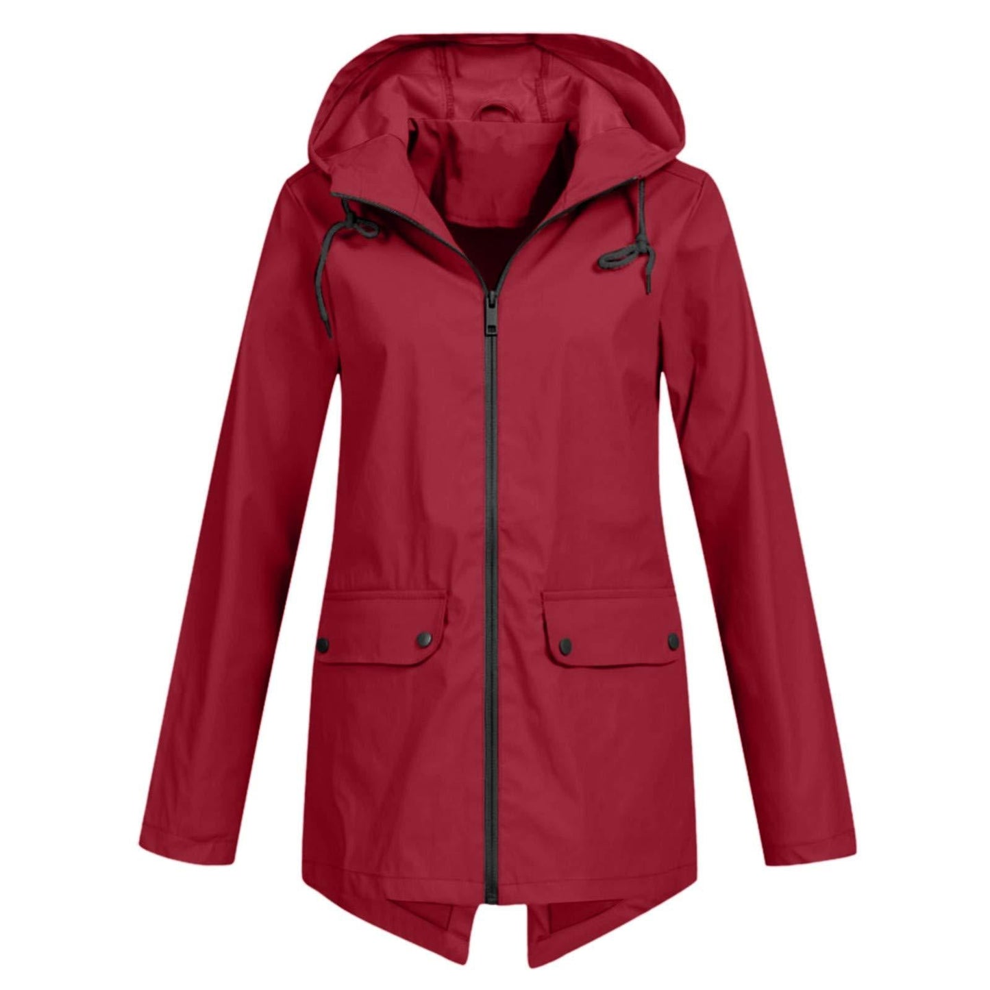 Street-wave Women's Water Repellent Transitional Jacket With Adjustable Hood And Practical Pockets