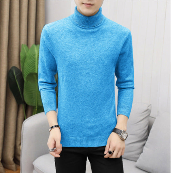 Mens Turtleneck Sweater 100 Cotton Street-wave Ultra Soft Comfort For Modern Gentlemen