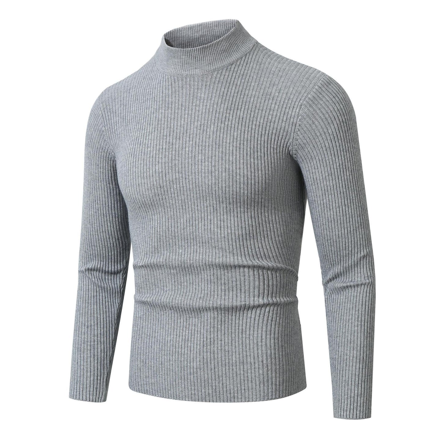 Street Wave Mens Fine Wool Turtleneck Sweater Premium Comfort Versatile For Office Or Casual Wear