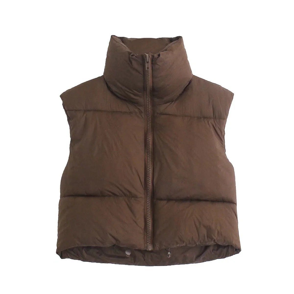 Street-wave Womens Puffer Vest With High Collar Lightweight Warmth For Women All Season
