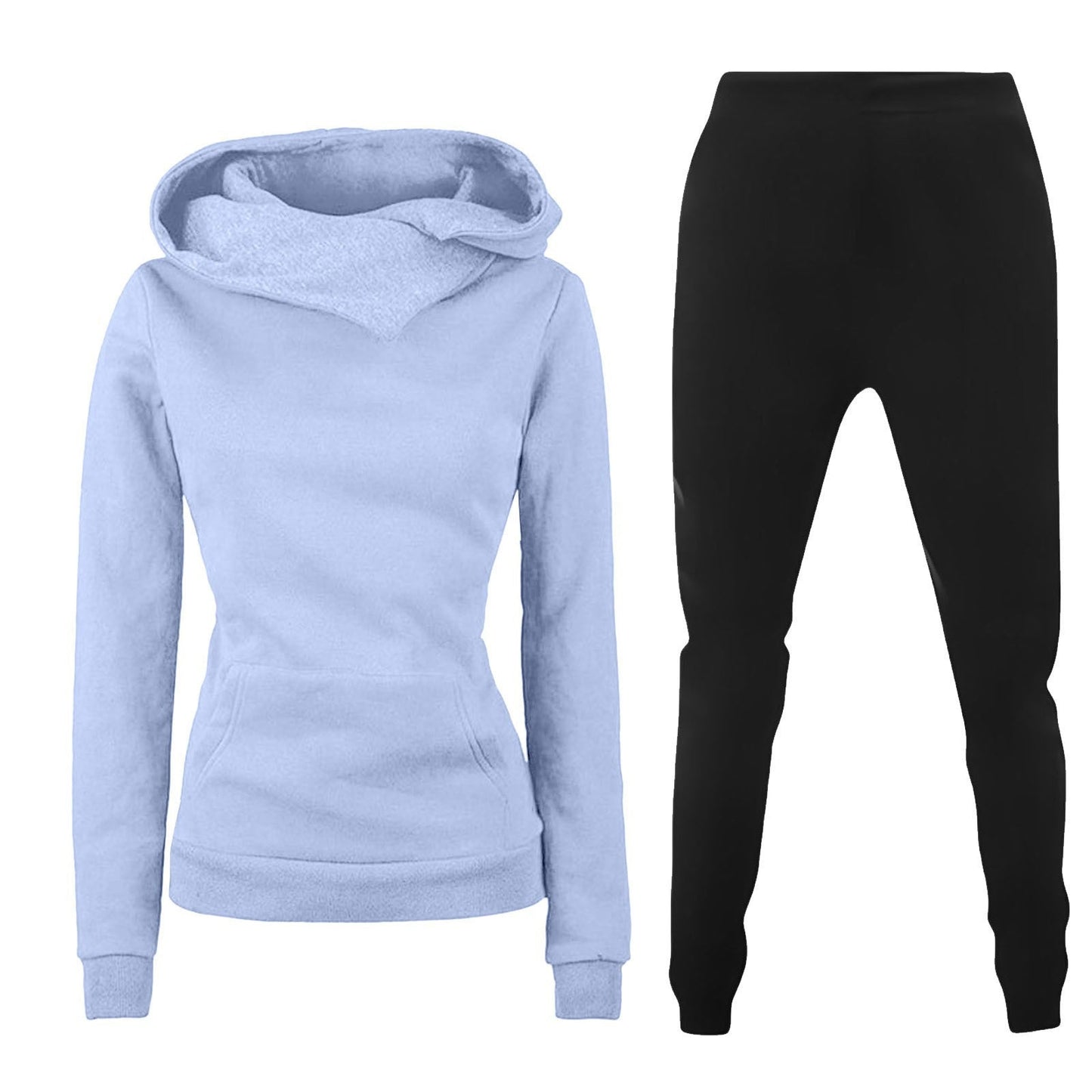 Street-wave Womens Hoodie And Joggers Set For Active Fashionable Women Comfort Fit