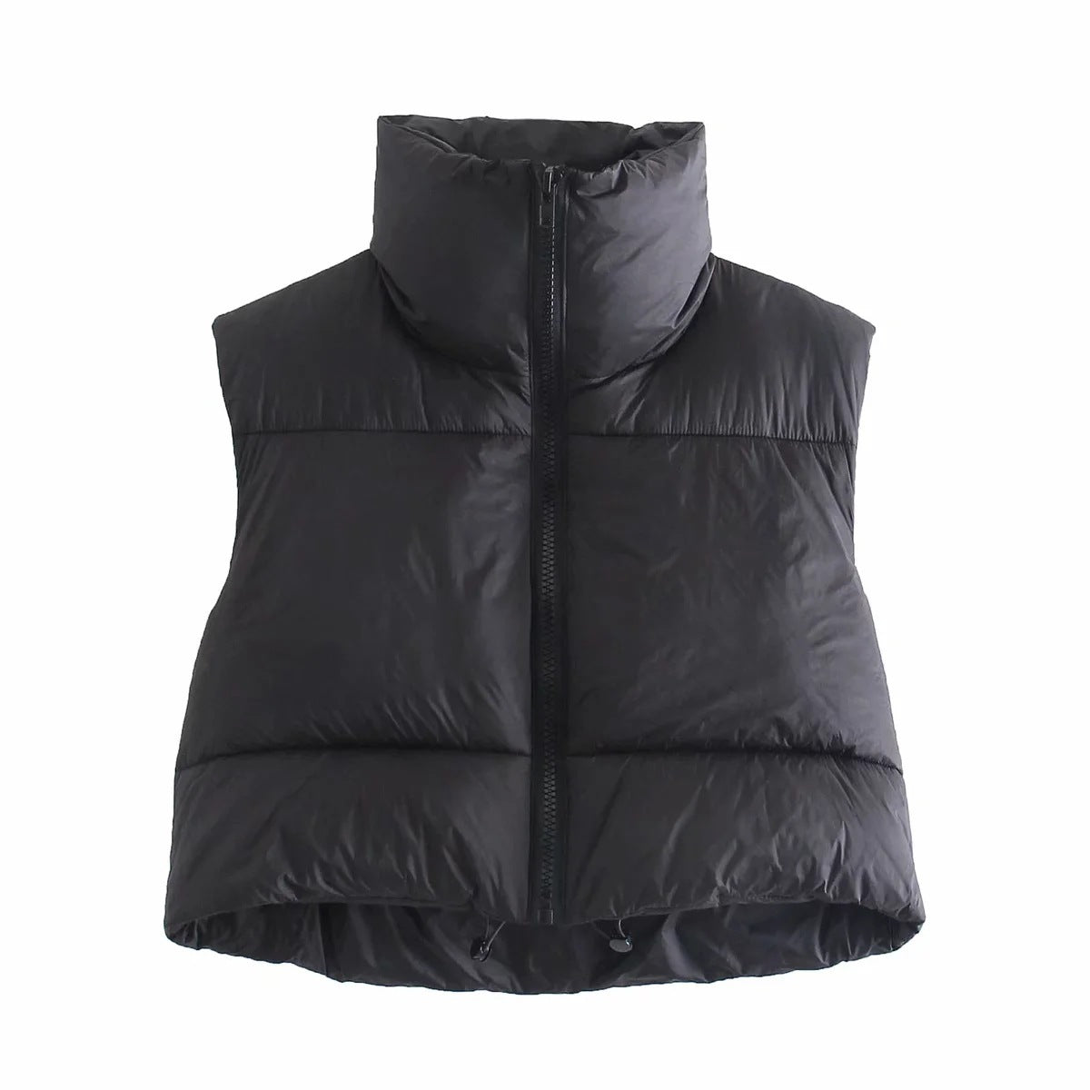 Street-wave Womens Puffer Vest With High Collar Lightweight Warmth For Women All Season