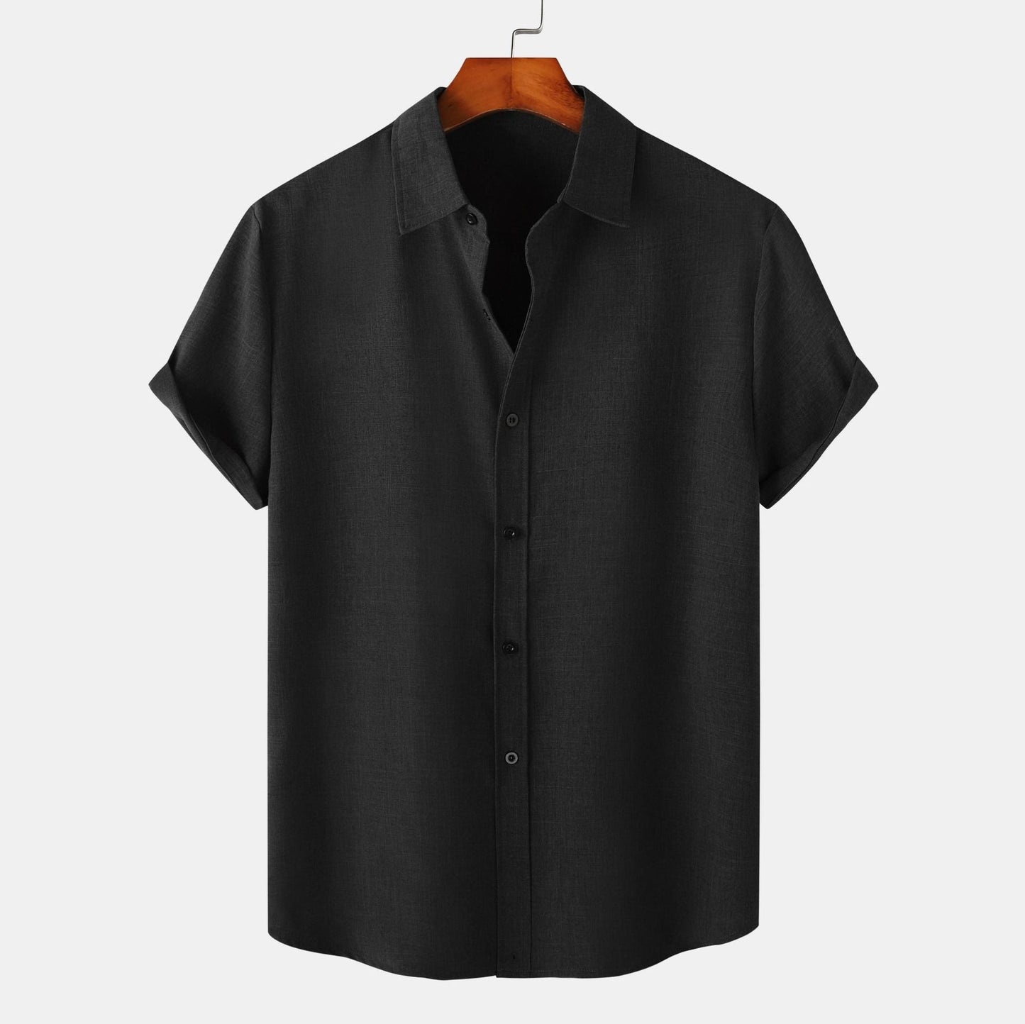 Street-Wave Men's Short-Sleeve Lightweight Breathable Shirt With Elegant Cut For Modern Men Everyday Comfort