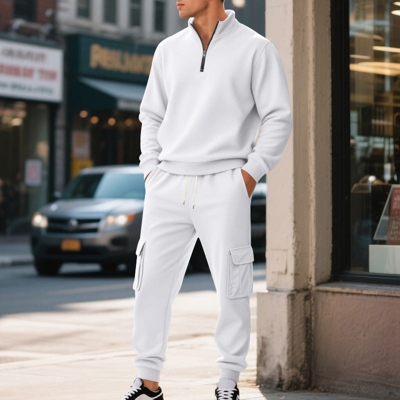 Street-wave Men's Sporty Leisure Set With Practical Pockets All Day Comfort Urban Style