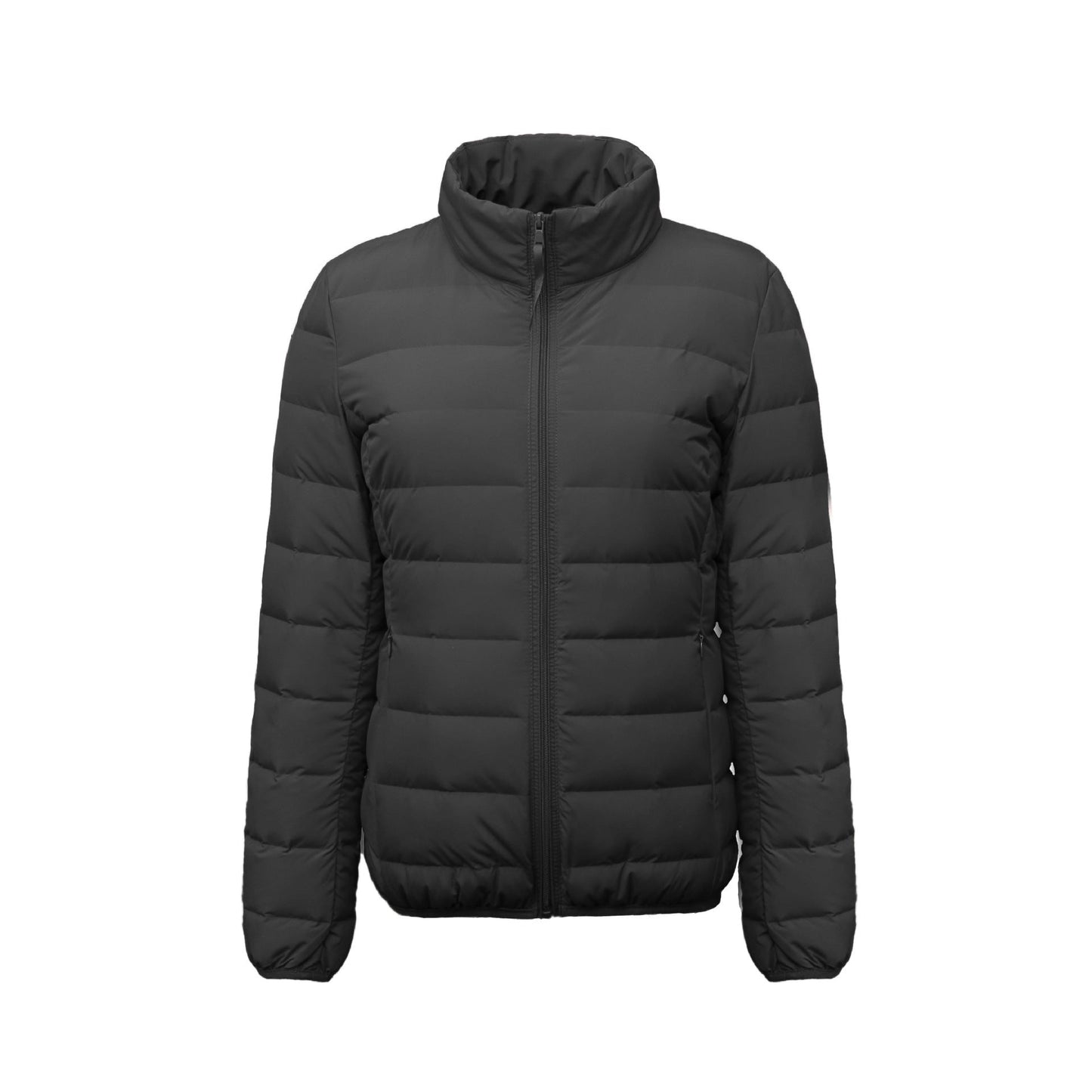 Street-wave Women Insulated Puffer Jacket With High Collar And Elastic Cuffs For Warm Urban Winter
