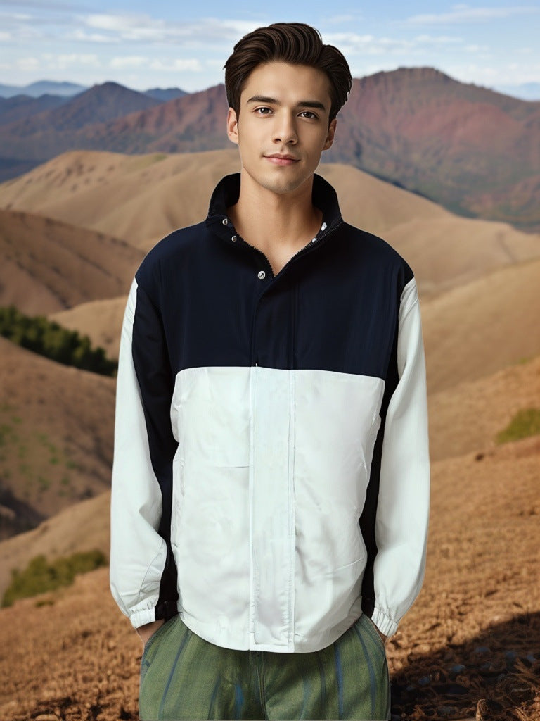 Street-Wave Men's Functional Jacket With High Collar
