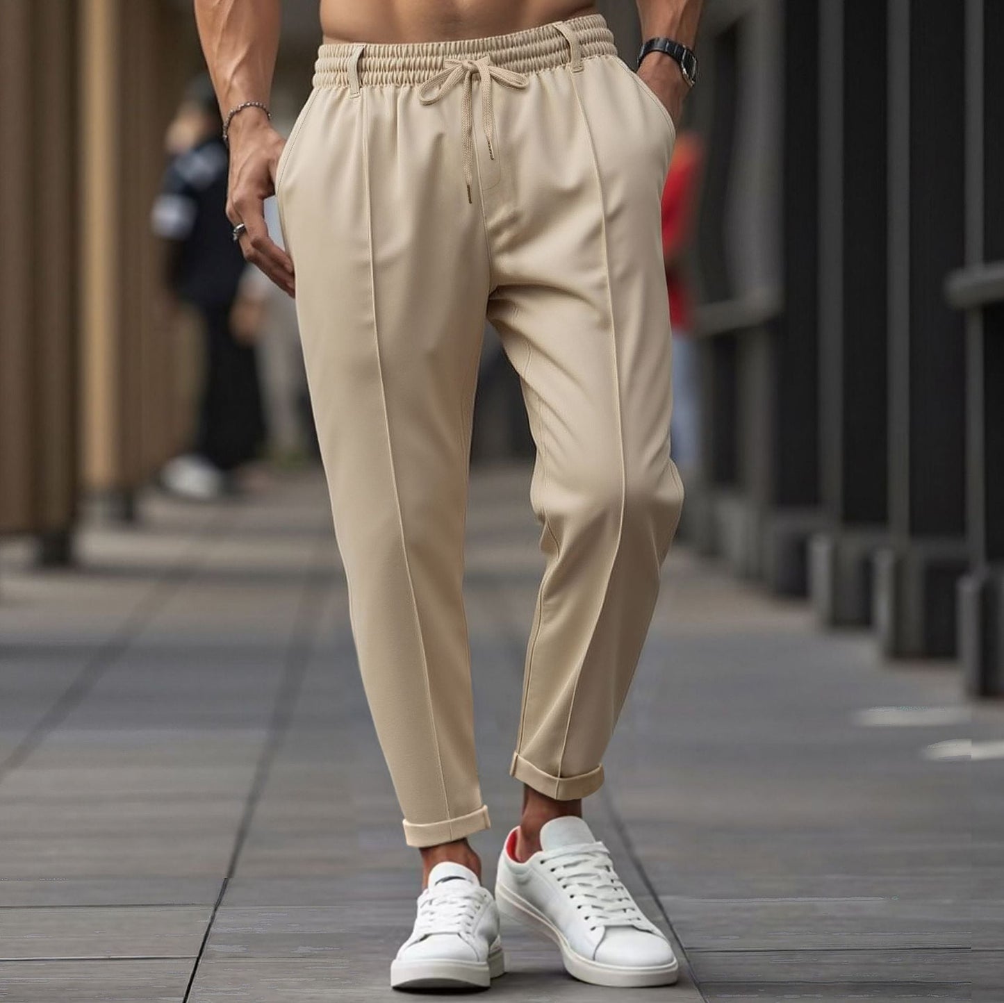 Nordisk Flair Mens Jogging Pants Cotton Blend Elite Comfort Elastic Waist