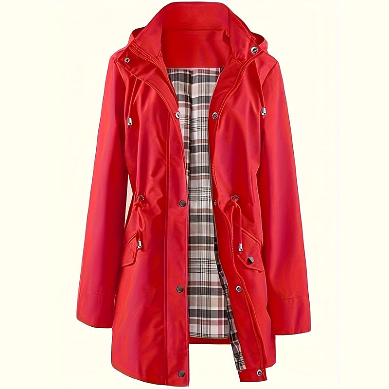 Street-Wave Womens Casual Leisure Jacket Cozy Versatile Everyday Wear Lightweight Warm Outerwear