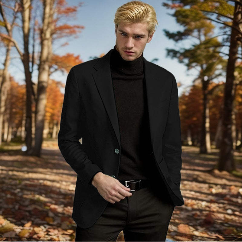 Men's Elegant Blazer Street-wave Sleek Cut Premium Fabric For Formal And Business