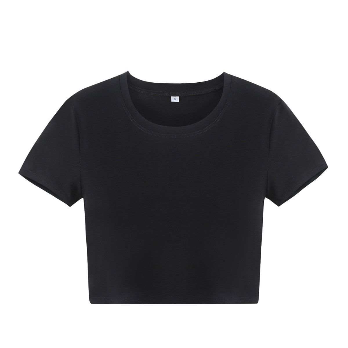 Street Wave Slim Fit Cotton T Shirt White With Red Trim Short Sleeves For Women Casual Everyday Wear