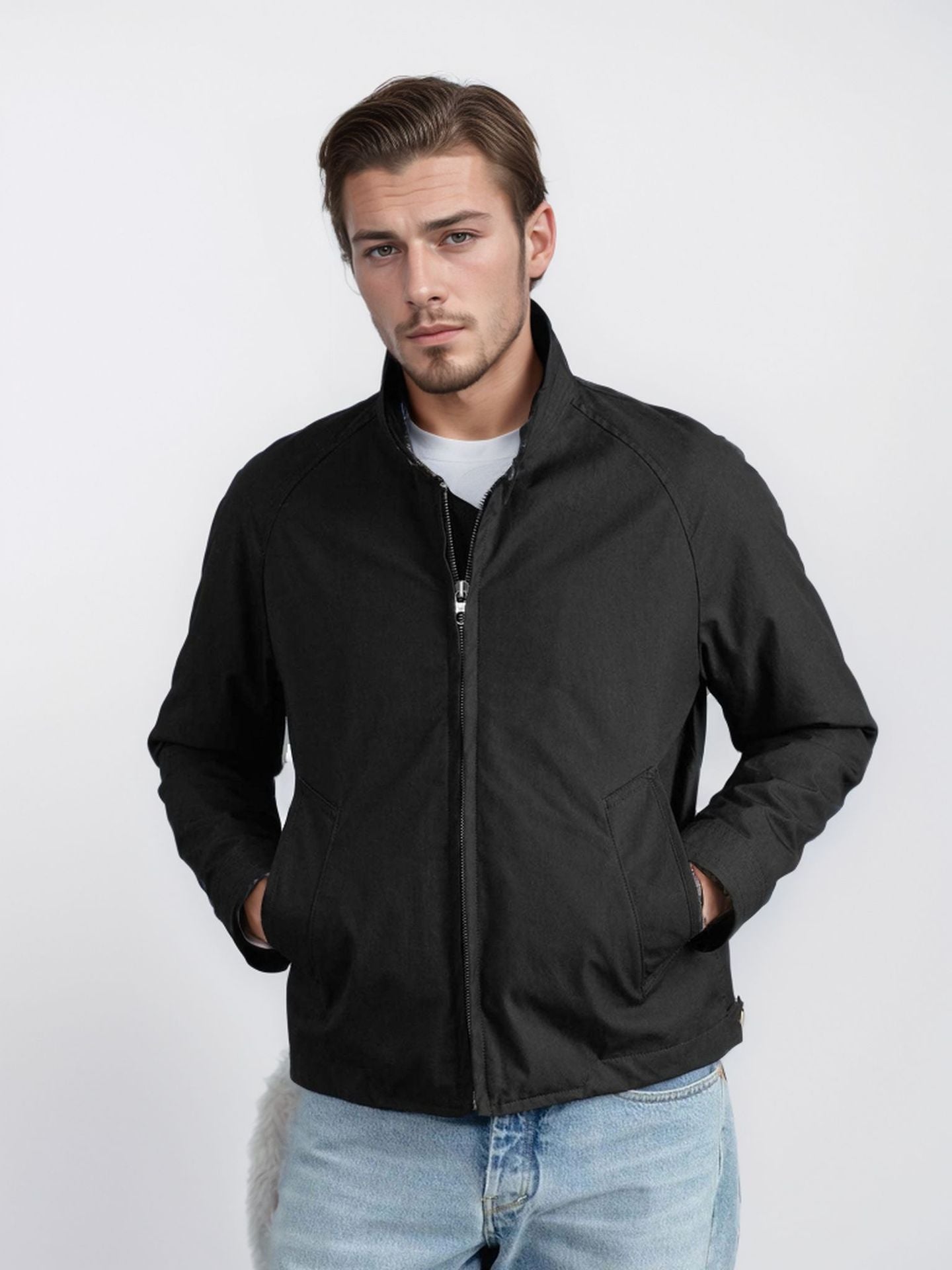 Street-Wave Mens Utility Jacket With Warm Lining And Premium Durable Construction For Outdoor Enthusiasts