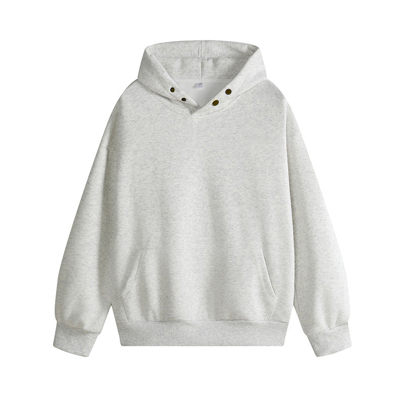 Streetwave Womens Hoodie With Innovative Cut And Snap Buttons For Modern Comfort
