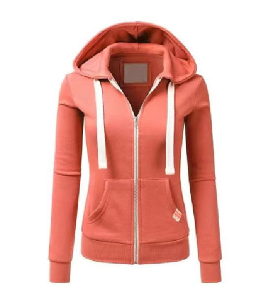 Street-wave Womens Athletic Zip Hoodie With Pockets For Active Comfort And Style
