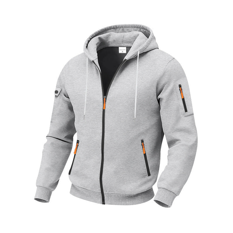Streetwave Mens Functional Hoodie With Technical Pockets For Active Outdoors And All Day Comfort
