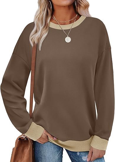 Street-wave Women's Cozy Raglan Sleeve Sweatshirt With Decorative Collar Soft Breathable Knit