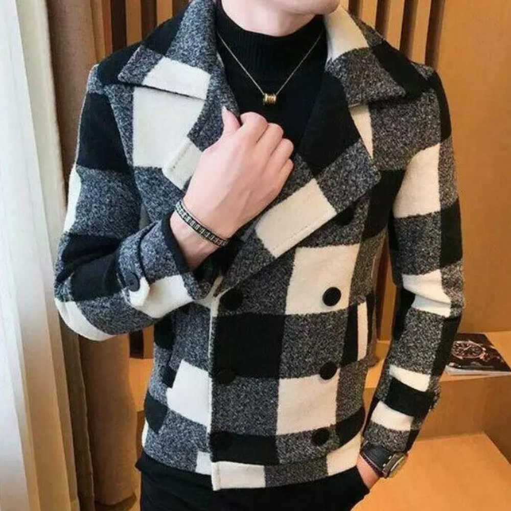 Matthew Stylish Jacket for Men by Street Wave Premium Wool Blend Versatile Warmth for Work and Casual