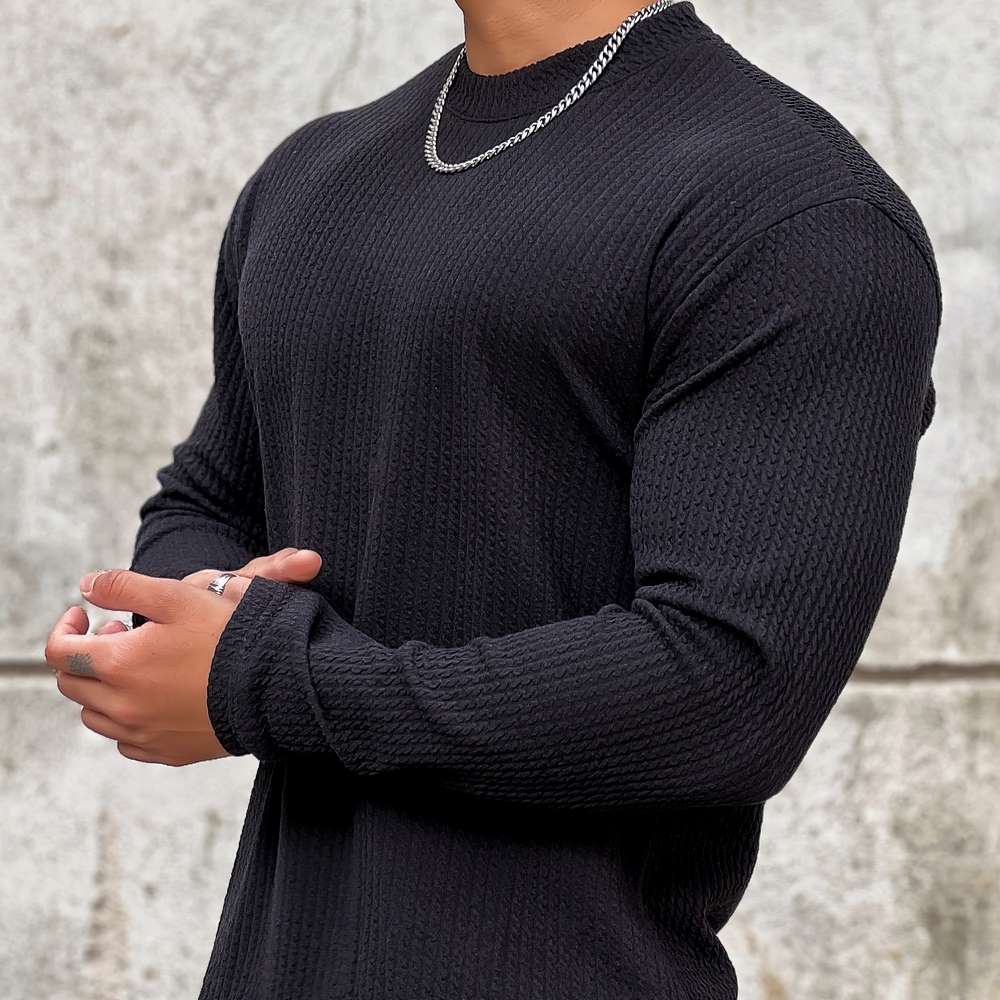 Streetwave Men's Athletic Fitness Sweater Moisture Wicking Comfort for Active Athletes