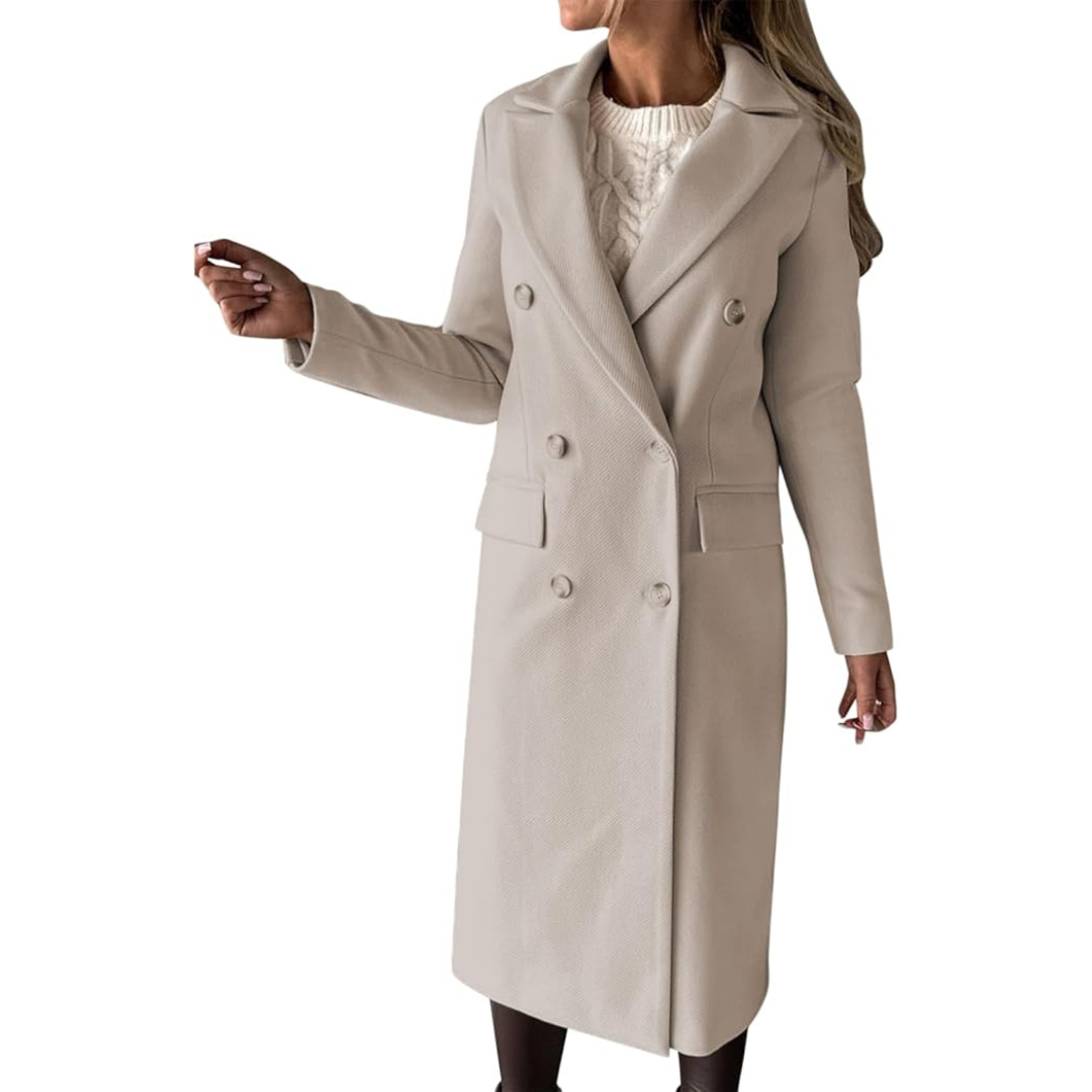 Street-Wave Trench Coat For Women Figure Flattering Fit