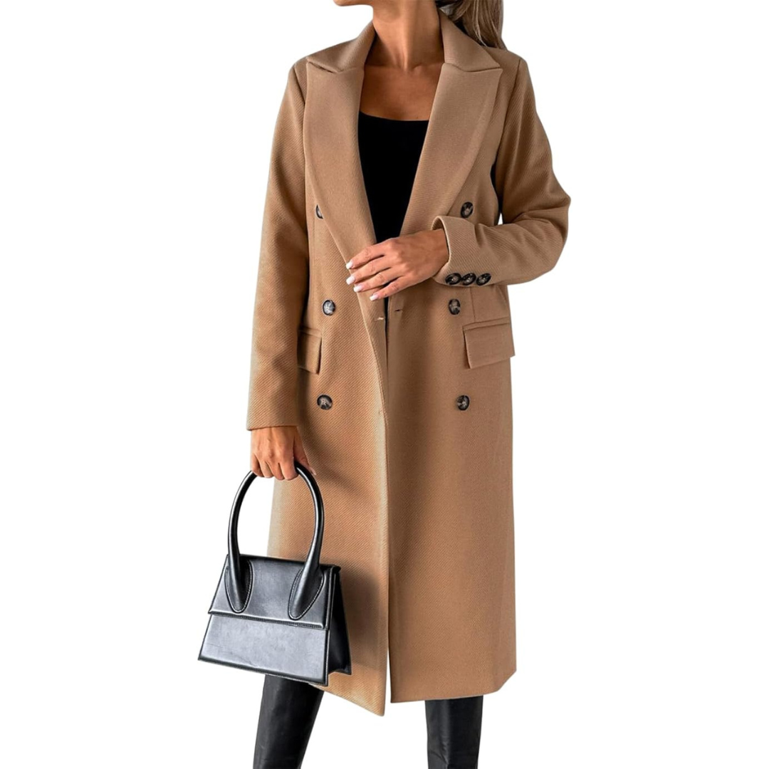 Street-Wave Trench Coat For Women Figure Flattering Fit