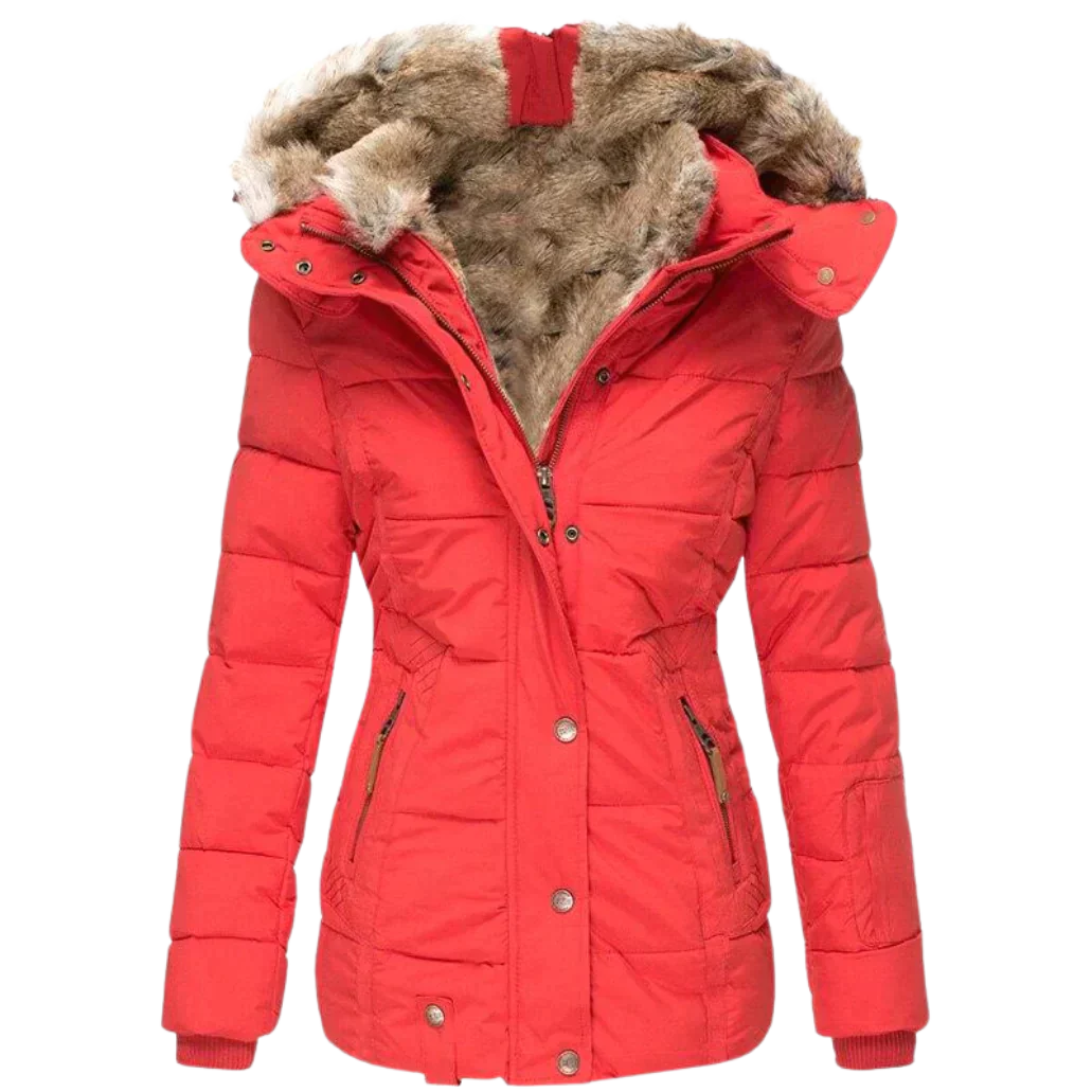 Street-Wave Segoviana Puffer Coat For Women With Faux Fur Hood Premium Materials Warmth And Durability