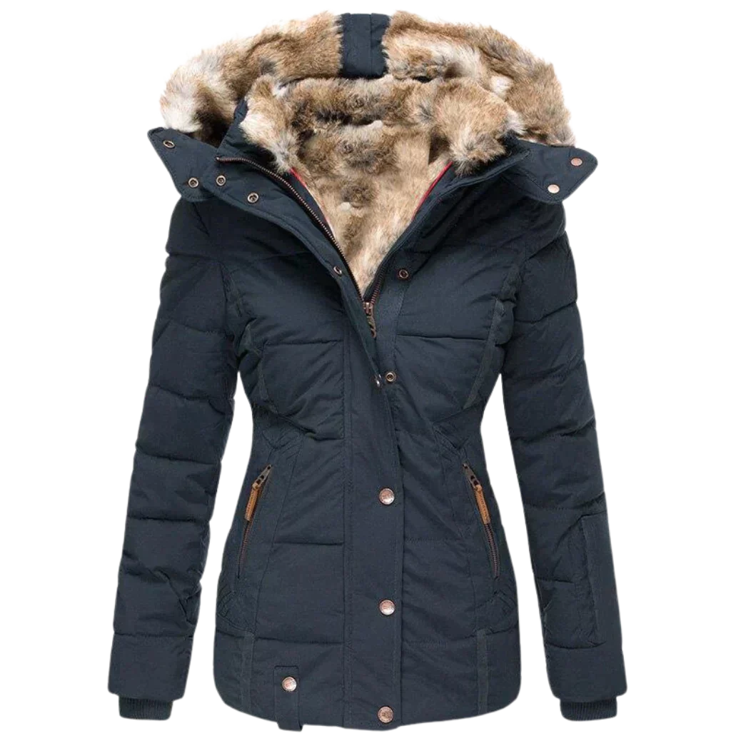Street-Wave Segoviana Puffer Coat For Women With Faux Fur Hood Premium Materials Warmth And Durability