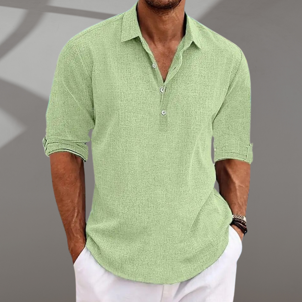 Streetwave Vito Linen Shirt For Men Breathable Lightweight Comfort Premium Everyday Wear