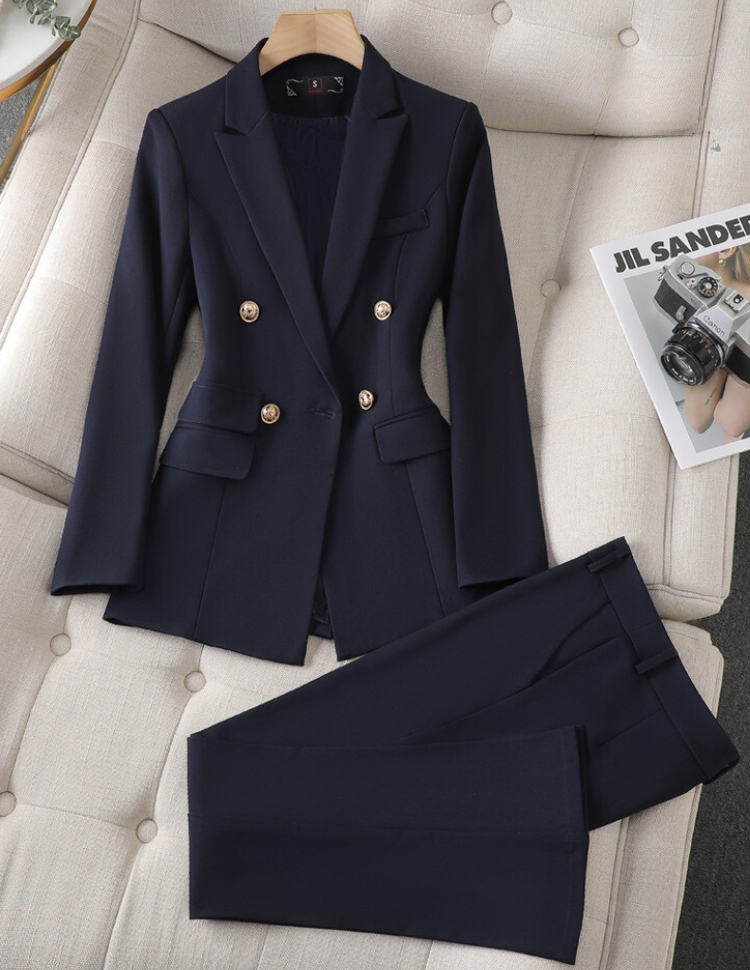 Street-wave White Blazer And Trouser Suit For Women Professionals Timeless Elegance With Modern Twist