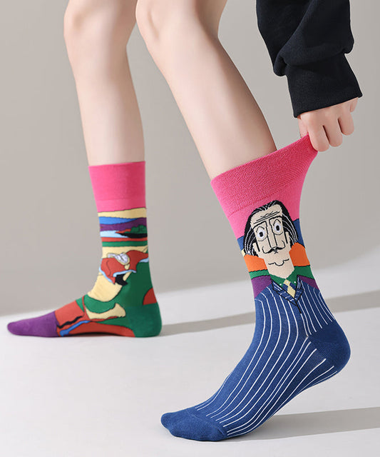 Chaussettes créatives asymétriques personnalisées au design original - Street-Wave