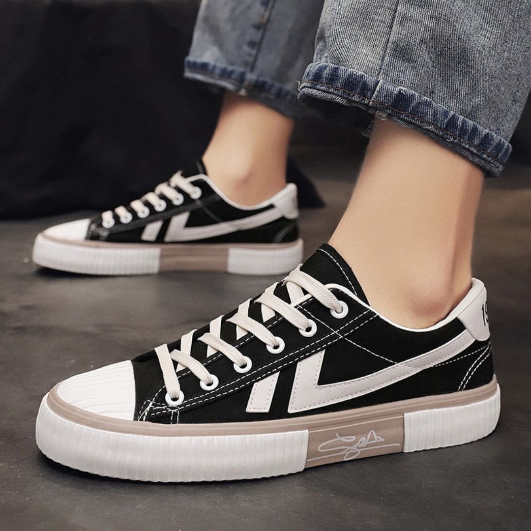 Waylynn Orin Classic Canvas Sneakers For Men Breathable Upper