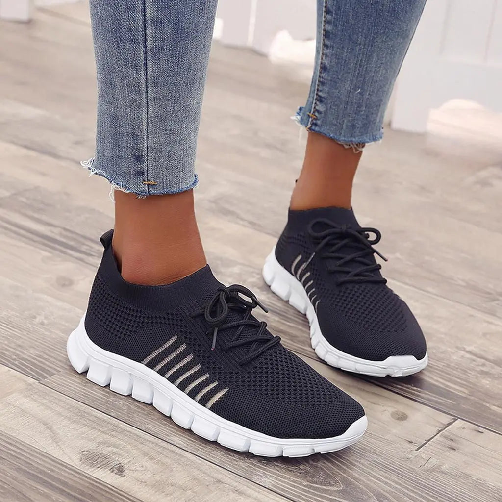 Street-Wave Comfort Sneakers For Women With Cloud Walking Support