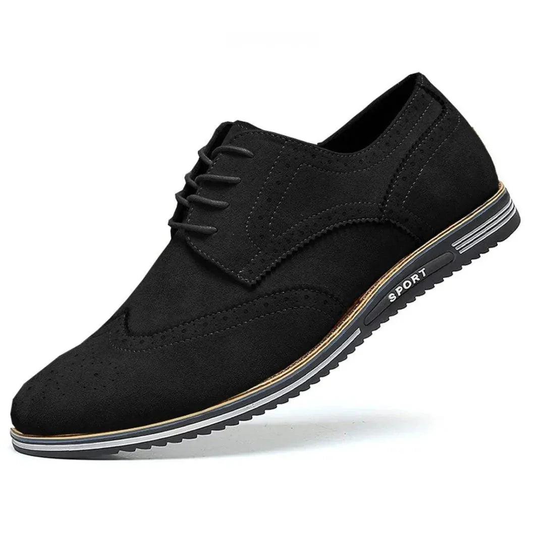 Waylynn Oscar Suede Wingtip Sneakers For Work And Weddings All Day Comfort