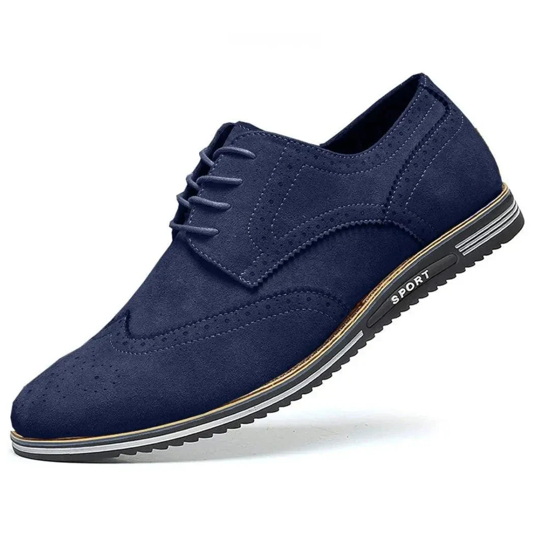 Waylynn Oscar Suede Wingtip Sneakers For Work And Weddings All Day Comfort
